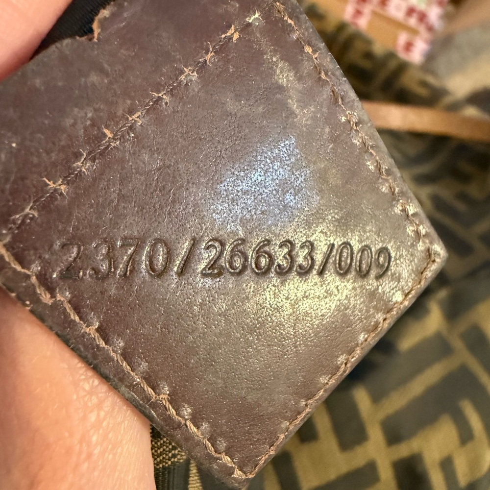 Fendi shoulder tote Zucca FF monogram canvas brown large bag - Picture 9 of 11